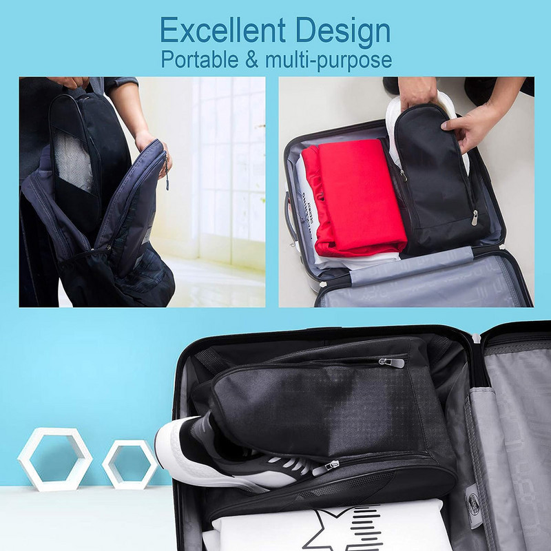 Nešiojamas futbolo batų krepšys, golfo futbolo krepšinio batų krepšys vyrams, moterims, berniukams, mergaitėms