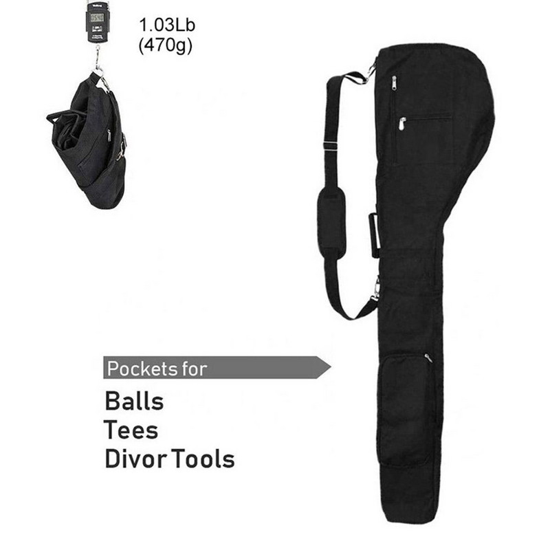 Pārnēsājama golfa kluba soma 600D Oksfordas auduma ūdensnecaurlaidīga liela ietilpības salokāma soma Golfa soma Golfa piederumi