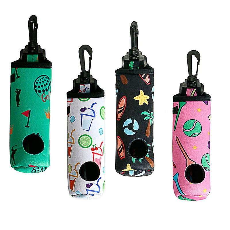 Golfa bumbiņu vidukļa soma Pārnēsājama golfa bumbiņu somu turētāja glabāšanas soma Golfa bumbiņu futrāļa jostasvietas soma Golfa piederumi Golfa piederumi