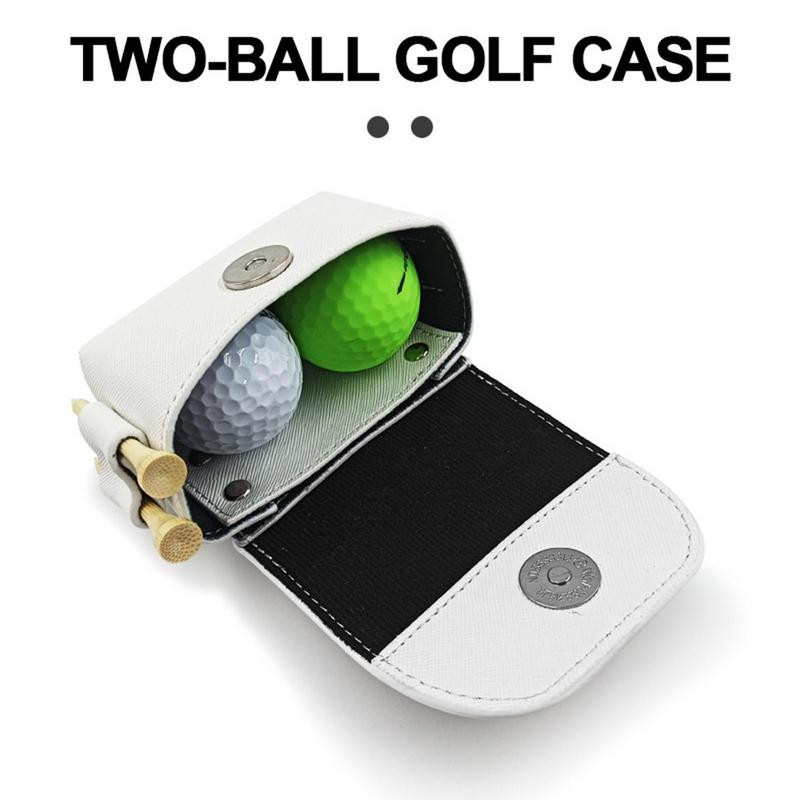 Golfa bumbiņu uzglabāšanas rokassomiņa Mini kabatas golfa vidukļa turētāja soma Pārnēsājami golfa treniņu piederumi vīriešiem Sievietēm golfa spēlētāja sporta dāvana