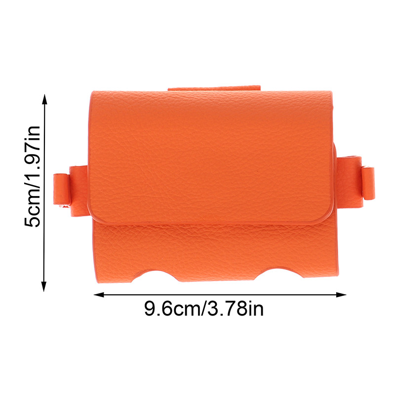 Golfa bumbiņu ādas soma āra sporta golfa vidukļa soma Golf Tee Mini Pocket Golf Viegla ādas soma Golfa sporta piederumi