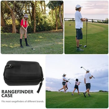 Universal Golf Rangefinder Holder EVA Golf Rangefinder Case Shell Cover Laser Distance Meter Transporting Storage Bag with Carabiner