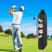 Melna golfa alus uzmava Golfa dzesētāja soma Golfa piederumi Alus piedurkne Liela ietilpība Oksfordas auduma izolēta dzesētāja uzmava āra