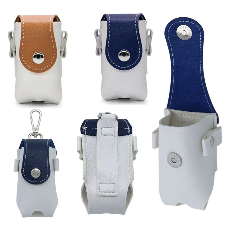 Pārnēsājama mini golfa bumbas aizsargsoma ārpus jostasvietas, piekarināma ar atslēgu piekariņu, krāsainas mazas jostas somas