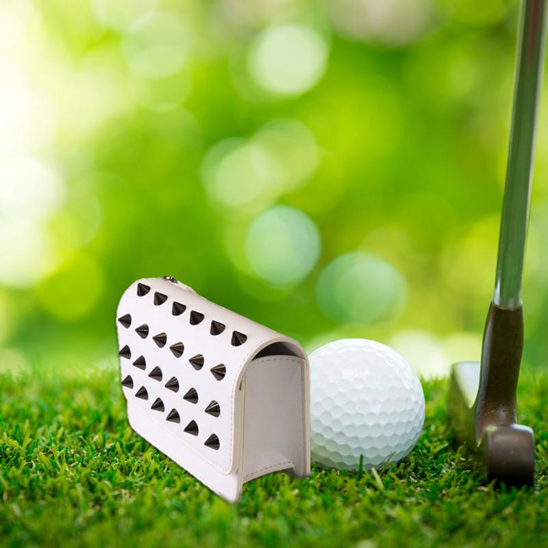 Āra golfa tālmēra ādas futrālis glabāšanas soma Modes kniedēm korejiešu tendenču tālmēra soma Golf
