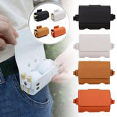 Golfa bumbas ādas soma āra sporta golfa vidukļa soma Golf Tee Mini Pocket Golf Viegla ādas soma Golfa sporta piederumi