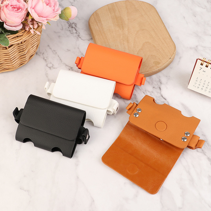 Golfa bumbas ādas soma āra sporta golfa vidukļa soma Golf Tee Mini Pocket Golf Viegla ādas soma Golfa sporta piederumi