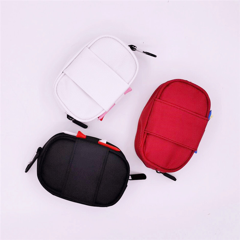 Mini rāvējslēdzējs SKULL Maza golfa bumbu soma Golfa aksesuāri Somas Sporta preces Pārnēsājamas kabatas 3 krāsas