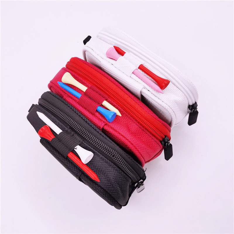 Mini rāvējslēdzējs SKULL Maza golfa bumbu soma Golfa aksesuāri Somas Sporta preces Pārnēsājamas kabatas 3 krāsas