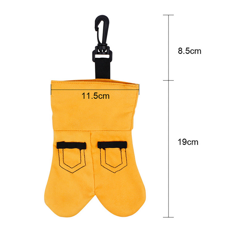 Pārnēsājams neliels golfa tējbumbiņu turētājs maisiņš Šķiedras uzglabāšanas soma piederumi