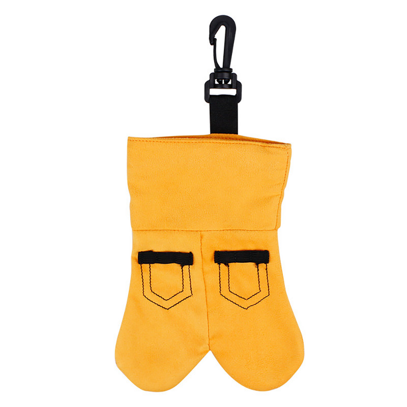 Pārnēsājams neliels golfa tējbumbiņu turētājs maisiņš Šķiedras uzglabāšanas soma piederumi