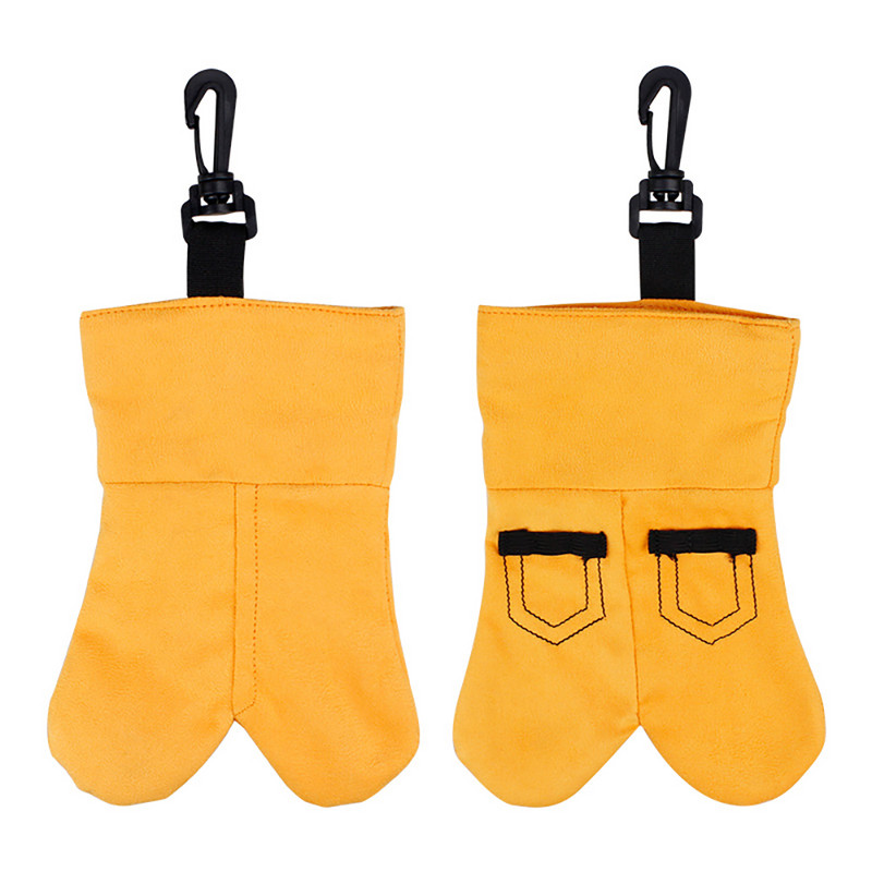 Pārnēsājams neliels golfa tējbumbiņu turētājs maisiņš Šķiedras uzglabāšanas soma piederumi