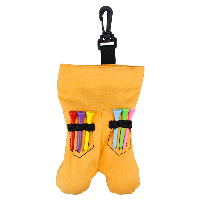 Pārnēsājams neliels golfa tējbumbiņu turētājs maisiņš Šķiedras uzglabāšanas soma piederumi