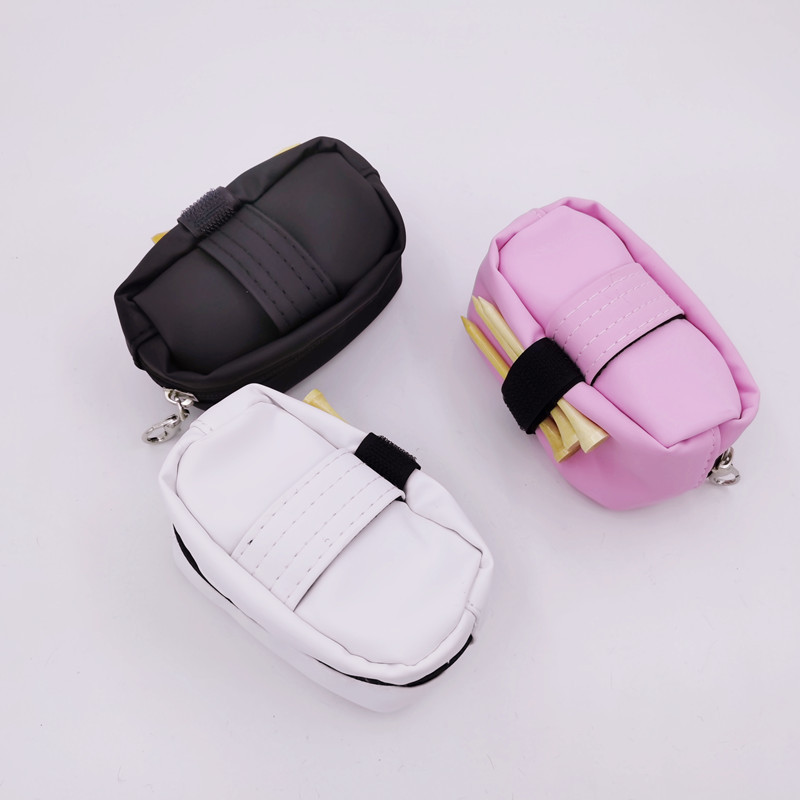 Mini torbica s patentnim zatvaračem Mala golf loptica Torbica oko struka s 3 majice 11x6x7cm džepovi s oznakom kostura 3 boje