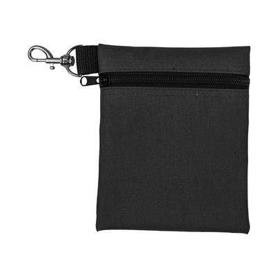 CRESTGOLF torba za golf majice 14*17 CM torbica s lopticama na patentni zatvarač s metalom Pohranite svoje majice savršen dar za golf igrače 2 boje