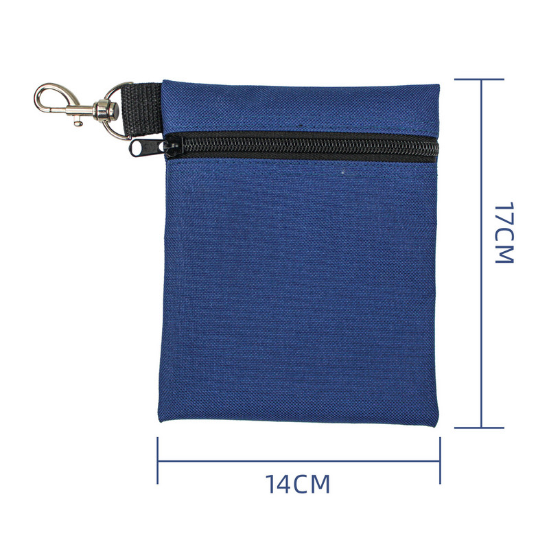 CRESTGOLF torba za golf majice 14*17 CM torbica s lopticama na patentni zatvarač s metalom Pohranite svoje majice savršen dar za golf igrače 2 boje