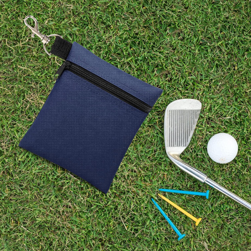 CRESTGOLF torba za golf majice 14*17 CM torbica s lopticama na patentni zatvarač s metalom Pohranite svoje majice savršen dar za golf igrače 2 boje