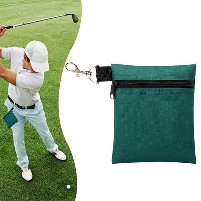 Golfa bumbas vidukļa soma treniņu palīglīdzeklis rāvējslēdzējs golfa bumbiņu savācējs golfa tējas turētāja maisiņš Golfa kabata āra sporta golfa divot rīkam