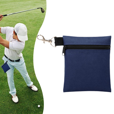 Golfa bumbas vidukļa soma treniņu palīglīdzeklis rāvējslēdzējs golfa bumbiņu savācējs golfa tējas turētāja maisiņš Golfa kabata āra sporta golfa divot rīkam