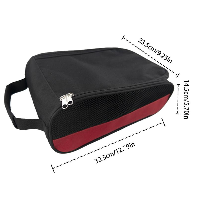 Pārnēsājama golfa apavu soma Oksfordas auduma apavu nēsāšanas somas Rokassomas Putekļu necaurlaidīga ceļojumu apavu uzglabāšanas soma ceļojumiem golfa kempingā