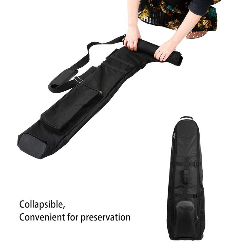 Geantă de transport ușoară de golf Geantă pliabilă de duminică Geantă de călătorie pentru Driving Range, exersează Husă groasă și rezistentă pentru crose, mai multe culori