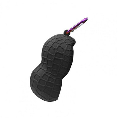 Divkārša golfa bumbas uzmava ar āķi, silikona uzglabāšanas golfa bumbiņas aizsargmaciņa zemesriekstu čaumalas golfa bumbas pārsegs treniņiem