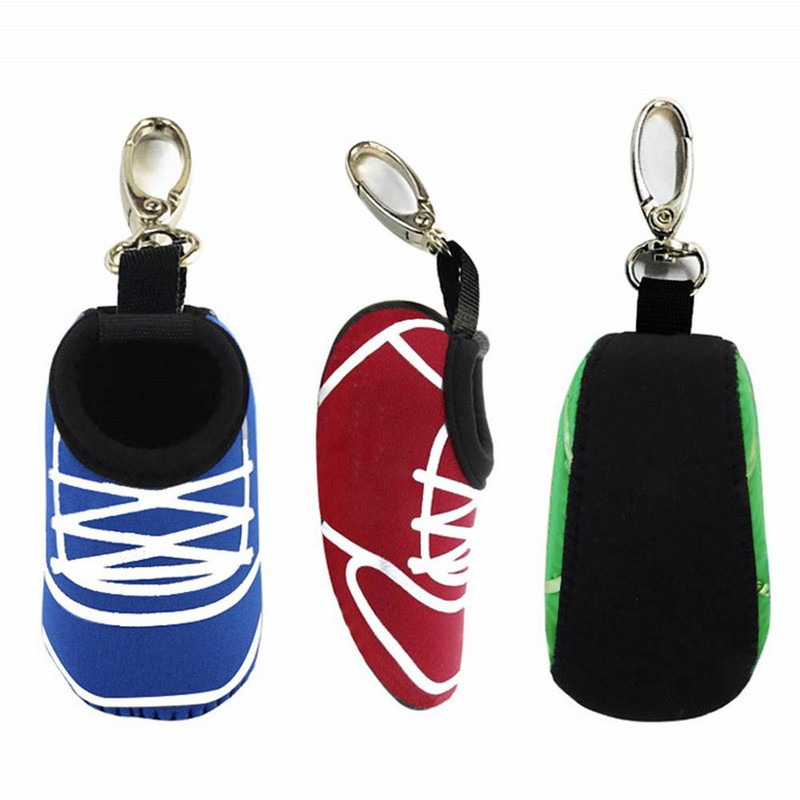 Mini golfa glabāšanas soma Izturīga golfa bumbiņu tēja glabāšanas futrāļa turētājs Vidukļa maisiņa uzglabāšanas somas konteiners ar jostasvietas jostas sprādzi