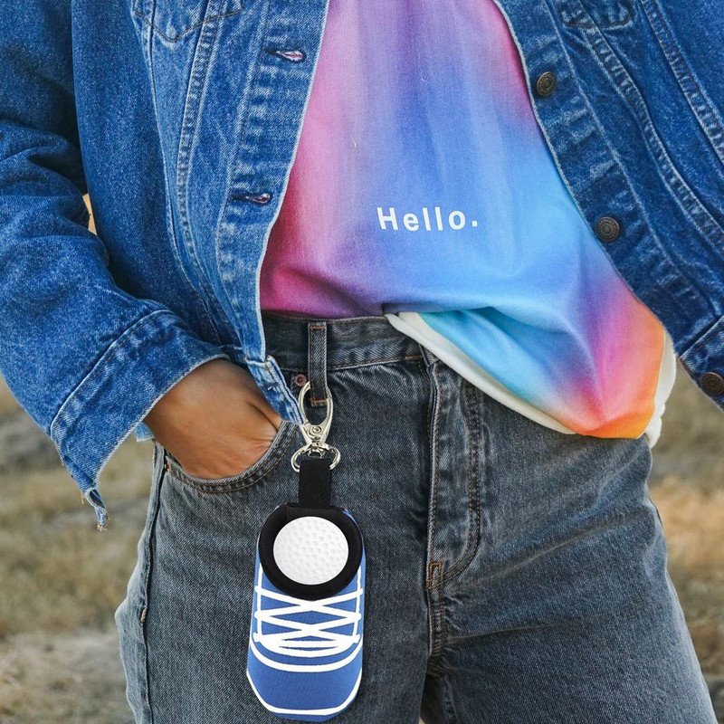 Mini golfa glabāšanas soma Izturīga golfa bumbiņu tēja glabāšanas futrāļa turētājs Vidukļa maisiņa uzglabāšanas somas konteiners ar jostasvietas jostas sprādzi