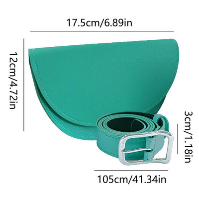 Torba za golf oko struka PU kožna daljinomjer, džep za golf lopticu Fanny Bag Torba za pohranu mobitela s remenom od 105 cm Dodaci za golf