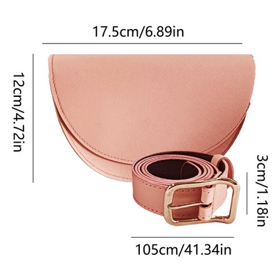 Torba za golf oko struka PU kožna daljinomjer, džep za golf lopticu Fanny Bag Torba za pohranu mobitela s remenom od 105 cm Dodaci za golf