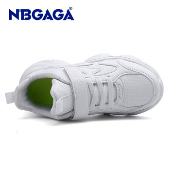 Παπούτσια για κορίτσια Φθινοπωρινά για αγόρια Λευκά παπούτσια για τρέξιμο καθημερινά παιδικά αθλητικά παπούτσια με αντιολισθητική μαλακή σόλα Παιδικά αθλητικά παπούτσια σχολείου τένις