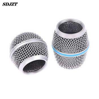 1PC Смяна на микрофонна глава Steel SM58 Mesh Ръчен микрофон Grill Mesh Head Пасва на Shure Beta 57A 58A 87A 845S 945