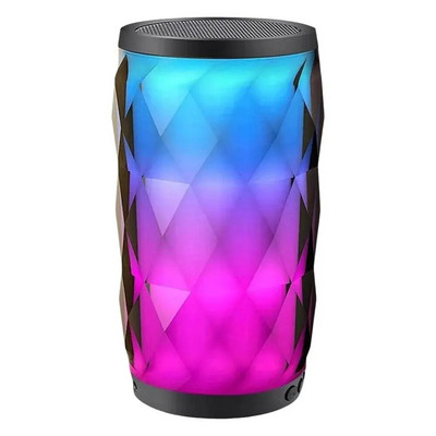 LED Bluetooth skaļrunis ar skārienjutīgu gaismu, āra pārnēsājama Skaņas kaste, piemērota nakts, pludmales, velosipēdiem, dāvanām