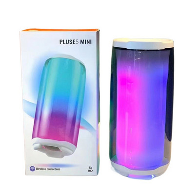 Daudzfunkcionāls Bluetooth skaļrunis ar krāsainām gaismām un galda kartes ievietošanu