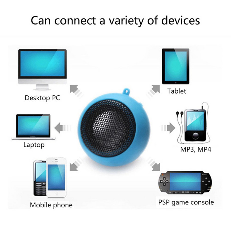 Pārnēsājams mini skaļrunis 3,5 mm audio skaļrunis skaļrunis zemfrekvences skaļrunis mūzikas skaļrunis datora klēpjdatoram piezīmjdatoram ar uzlādes kabeli