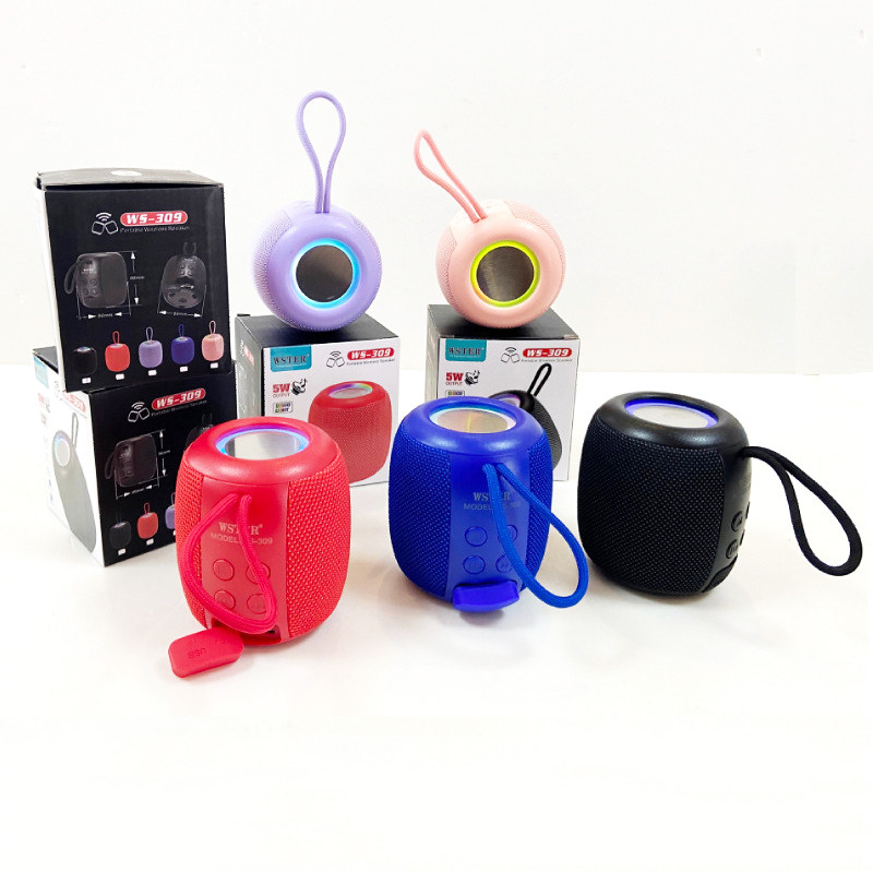 Ekskluzivni mali prijenosni zvučnik RGB svjetlo bežični Bluetooth Hifi bas vanjski subwoofer glazbeni player kompatibilan TF kartica FM