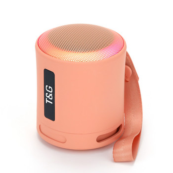 TG373 Φορητά ηχεία Bluetooth TWS Outdoor Mini Music Box 1500mAh LED Light Subwoofer Υποστήριξη Κάρτα USB/TF για έξυπνο τηλέφωνο υπολογιστή