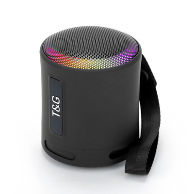 TG373 pārnēsājamie Bluetooth skaļruņi TWS Outdoor Mini Music Box 1500mAh LED gaismas zemfrekvences skaļruņa atbalsts USB/TF karte viedtālruņa datoram