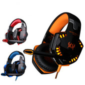Metāla vadu austiņas ar mikrofonu gaismas ādas austiņas spēļu austiņas PS4 klēpjdatora tālrunis PC Gamer Audifon Auriculares kabelis