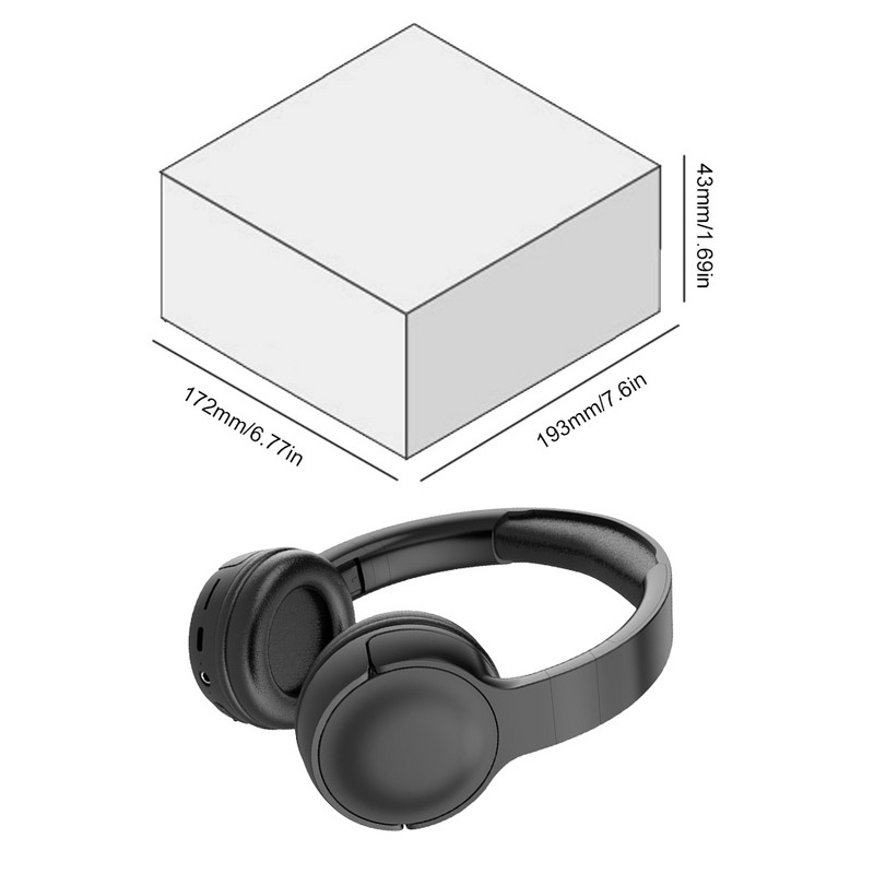 Căști fără fir compatibile cu Bluetooth Căști peste ureche 10 ore de redare Căști cu anulare a zgomotului pentru călătorii telefon mobil PC