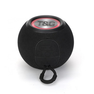 T&G TG337 Νέο φορητό ηχείο Ασύρματο Bluetooth 3D Stereo Surround Subwoofer Αδιάβροχο εξωτερικό ηχείο Πολύχρωμο Κορδόνι