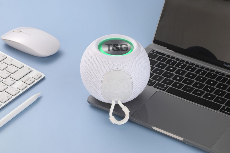 T&G TG337 Novi prijenosni zvučnik Bežični Bluetooth 3D Stereo Surround Subwoofer Vodootporni vanjski zvučnik Traka šarena