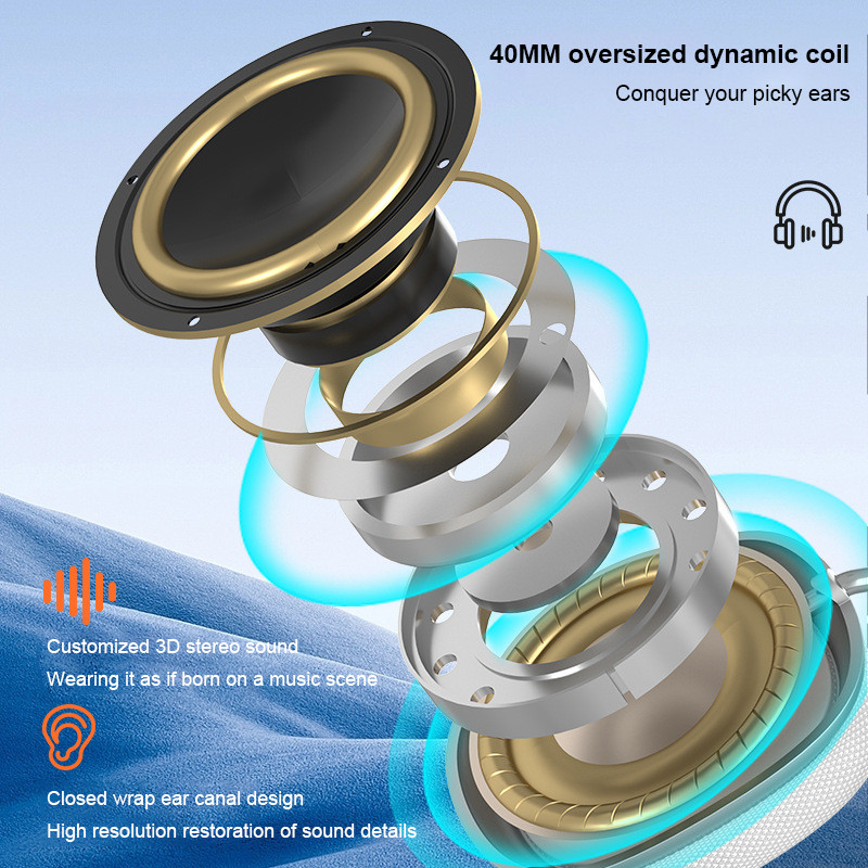 P9 s mikrofonom Bežične Bluetooth slušalice Slušalice s poništavanjem buke Stereozvučne slušalice Gaming slušalice TF za IOS Andoid