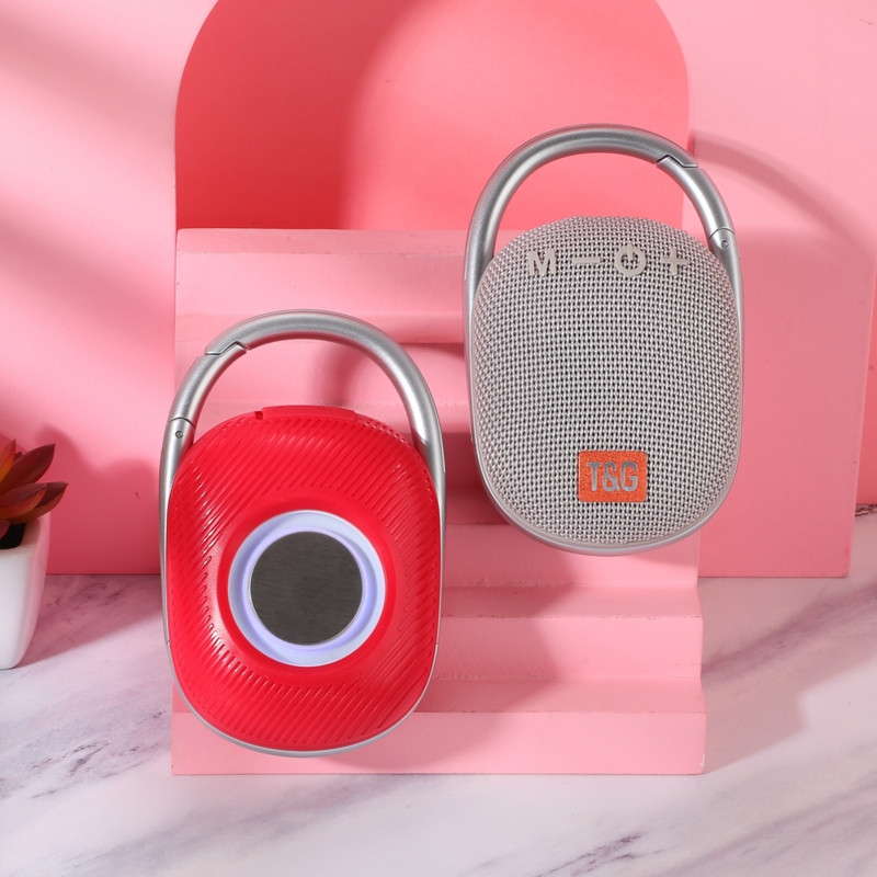 TG321 pārnēsājamie Bluetooth skaļruņi TWS Outdoor Mini Music Box Audio LED gaismas zemfrekvences skaļruņa atbalsts USB/TF karte viedtālruņa datoram