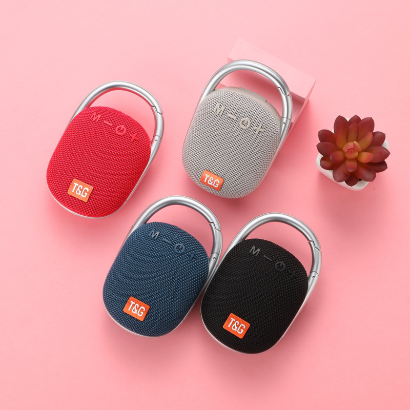 TG321 pārnēsājamie Bluetooth skaļruņi TWS Outdoor Mini Music Box Audio LED gaismas zemfrekvences skaļruņa atbalsts USB/TF karte viedtālruņa datoram