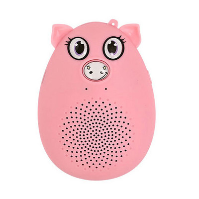 Ar Bluetooth saderīga mini multfilma jauki dzīvnieki, pārnēsājami bērni, bezvadu skaļrunis agrīnās apmācības mašīnas TF karšu atbalsts