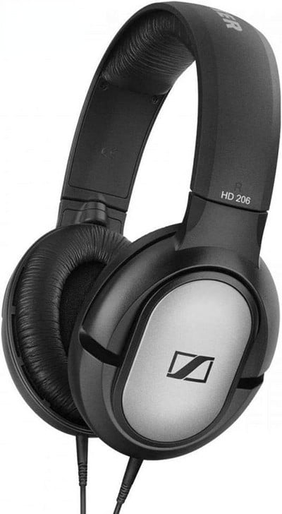 Sennheiser HD 206 stereokõrvaklapid juhtmevabad Bluetooth-kõrvaklapid mugavad aktiivse mürasummutusega Hi-Fi peakomplekti bassi kõrvaklapid