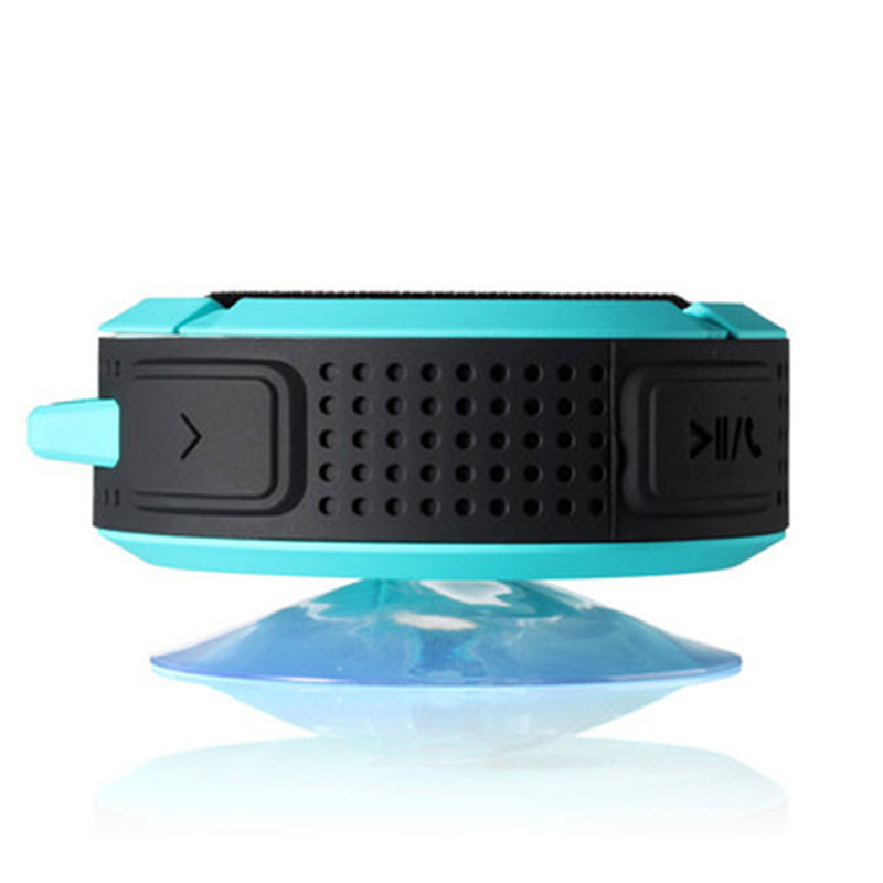 C6 pārnēsājamais Bluetooth skaļrunis bezvadu ūdensnecaurlaidīgs piesūceknis āra sporta skaņas kārba mini audio zemfrekvences skaļrunis TF mobilais skaļrunis