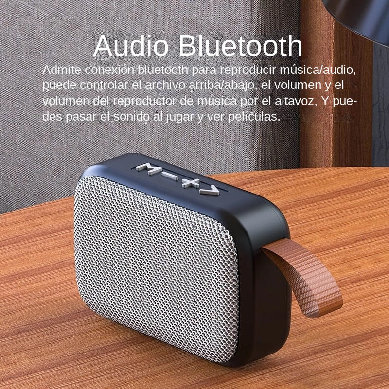 Pārnēsājams Bluetooth skaļrunis bezvadu bass zemfrekvences skaļrunis ūdensizturīgs āra skaļrunis USB stereo skaļrunis mūzikas kastes atbalsta TF karte