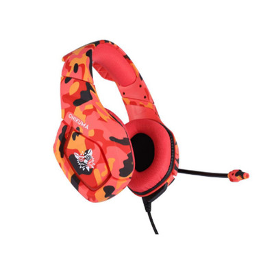 Căști de gaming ONIKUMA K1 Camouflage Căști fone cu fir de 3,5 mm cu anulare a zgomotului de microfon pentru auriculare pentru laptop PS4